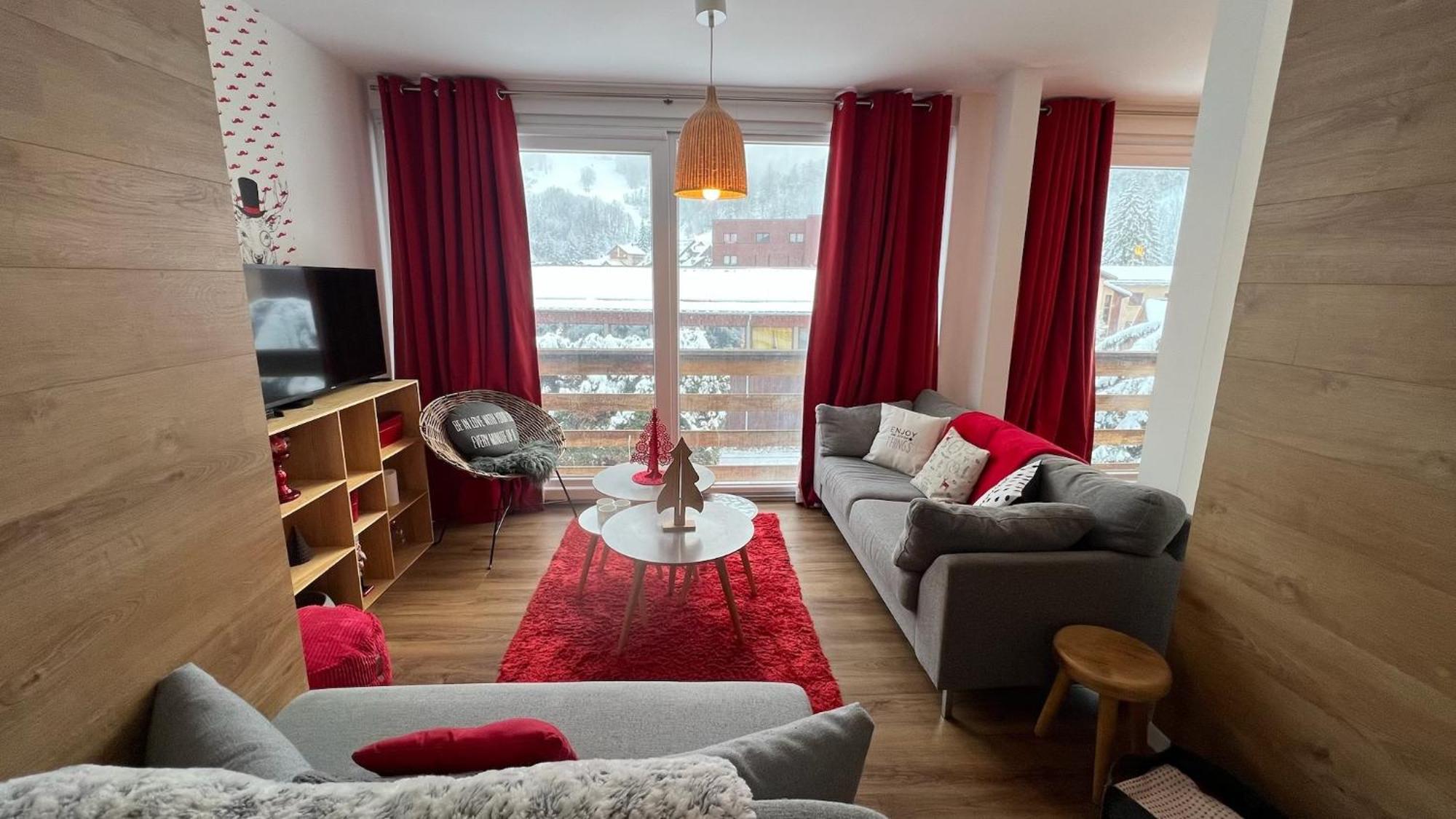Rouge Canneberge -8 Personnes- 84M2 Vue Degagee Setaz Valloire Extérieur photo